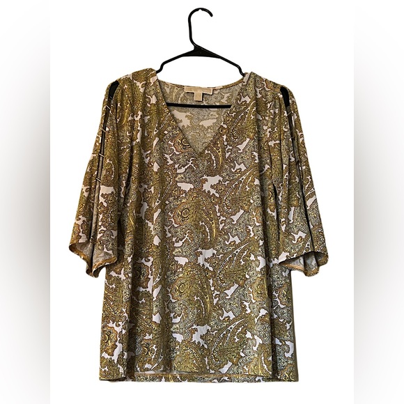 Paisley Peekaboo Blouse - Picture 1 of 4